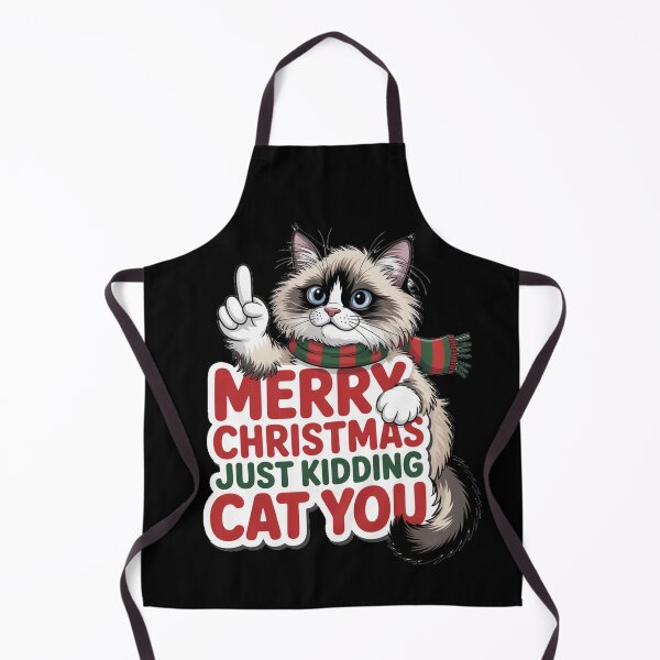 Item preview, Ragdoll cat merry Christmas Santa just kidding cat you designed and sold by kaka8888.