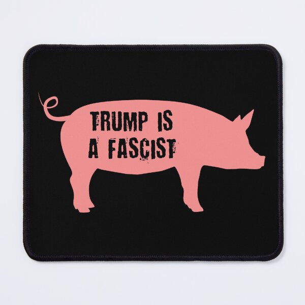 Item preview, Trump is a fascist (pink pig) designed and sold by Thelittlelord.