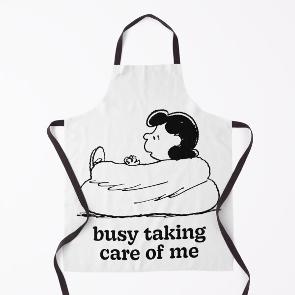 Item preview, Peanuts Busy Taking Care Of Me Funny Self Care Quote designed and sold by CedriMark.