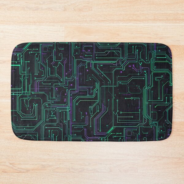 Item preview, Neon Circuit Flow designed and sold by Kaleidoscope Print.