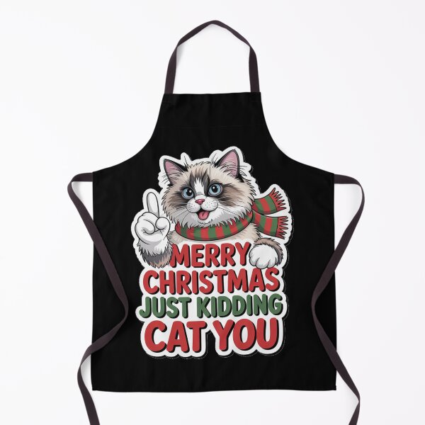 Item preview, Ragdoll cat merry Christmas Santa just kidding cat you designed and sold by kaka8888.