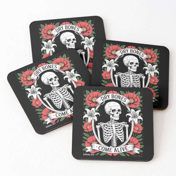 Item preview, Dry Bones Come Alive Funny Skeleton Floral Christian Faith Long designed and sold by estellaken.
