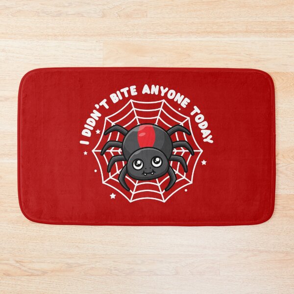 Item preview, Cute Australian redback spider joke - I didn't bite anyone today (on dark colors) designed and sold by messy-nessie.