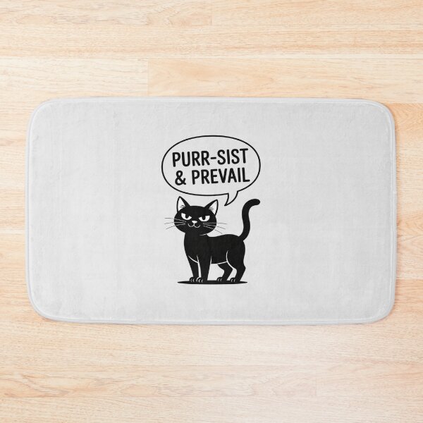 Item preview, Purr-ist And Prevail Resistance Protests Resist Cat Lover designed and sold by TechnicalSara.