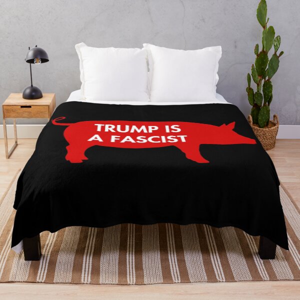 Item preview, Trump is a fascist (red pig) designed and sold by Thelittlelord.