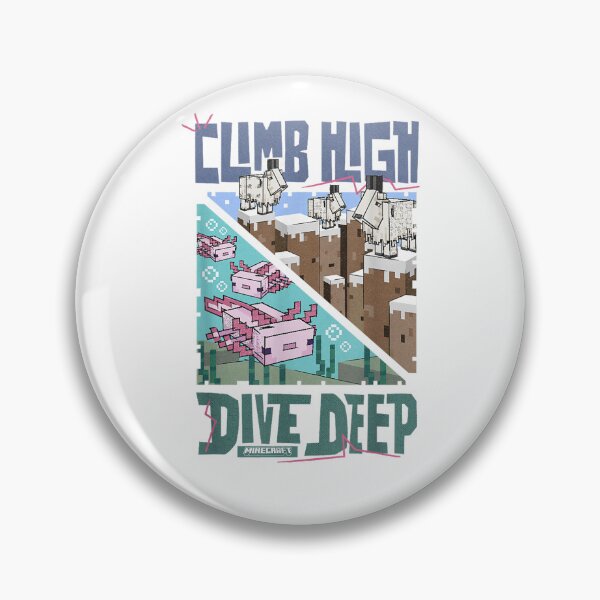 Item preview, Climb High Dive Deep Pixel Art Axolotl And Goat designed and sold by CedriMark.