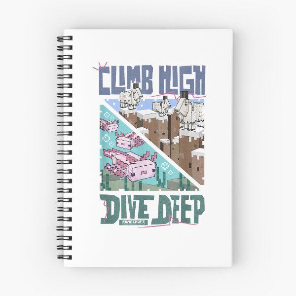 Item preview, Climb High Dive Deep Pixel Art Axolotl And Goat designed and sold by CedriMark.