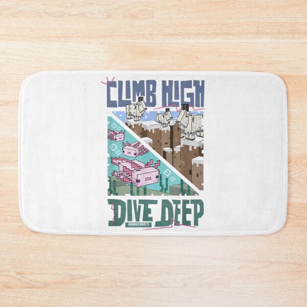 Item preview, Climb High Dive Deep Pixel Art Axolotl And Goat designed and sold by CedriMark.