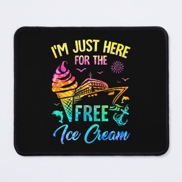 Item preview, I'M Just Here For The Free Ice Cream Family Cruise Trip 2025 designed and sold by JacquelineEnri.