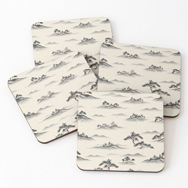 Item preview, Sumi Mountain Breeze designed and sold by Kaleidoscope Print.