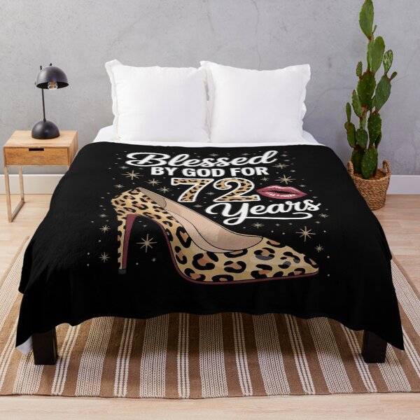 Item preview, Blessed by God for 72 Years Old Ladies 72nd Birthday designed and sold by milanforbes.