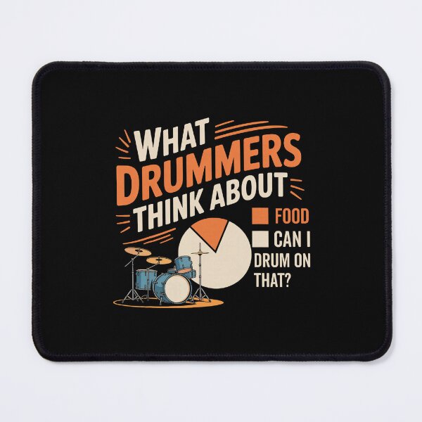 Item preview, Drummer Thoughts Food And Drumming designed and sold by ajifujpost.