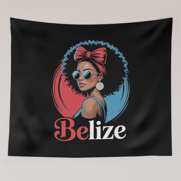 Item preview, Belizean Girl Belize Flag Proud Belize Women  designed and sold by estellaken.