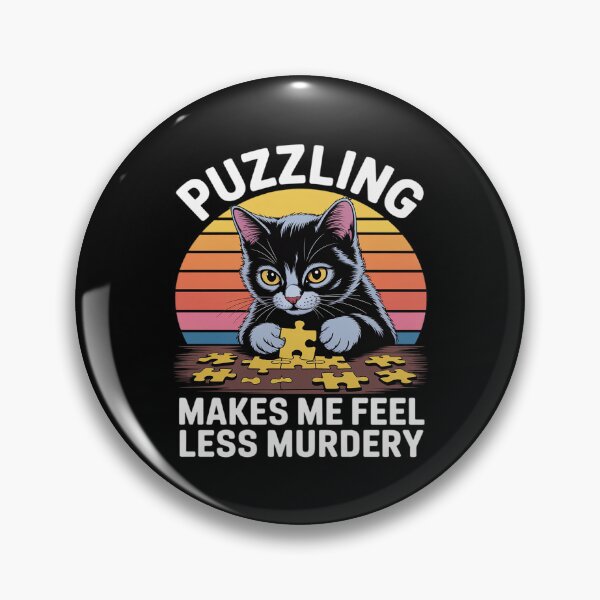 Item preview, Puzzling Makes Me Less Murdery Puzzle Men Women designed and sold by TechnicalSara.