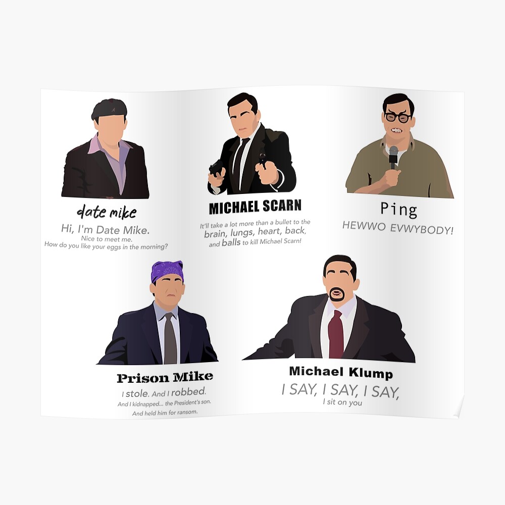 The Faces of Michael Scott