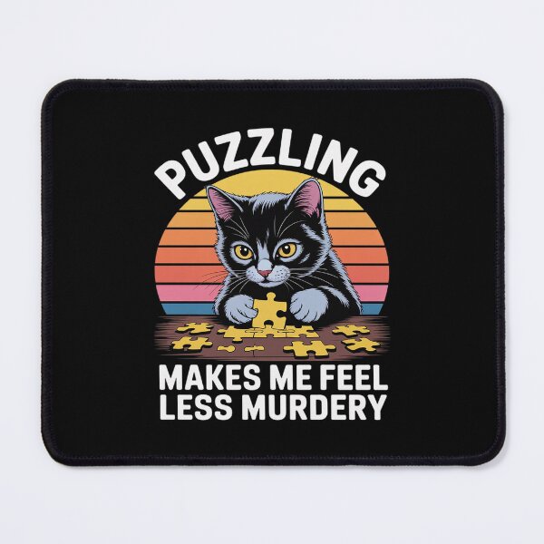 Item preview, Puzzling Makes Me Less Murdery Puzzle Men Women designed and sold by TechnicalSara.