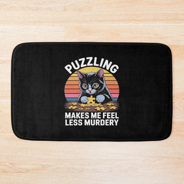 Item preview, Puzzling Makes Me Less Murdery Puzzle Men Women designed and sold by TechnicalSara.