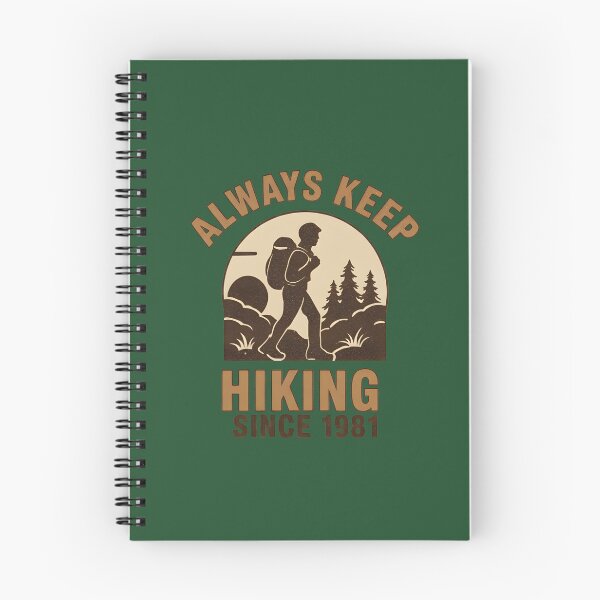 Item preview, Always Keep Hiking Since 1981 - Vintage Outdoor Adventure Design designed and sold by THE-DAILY-DRIPS.