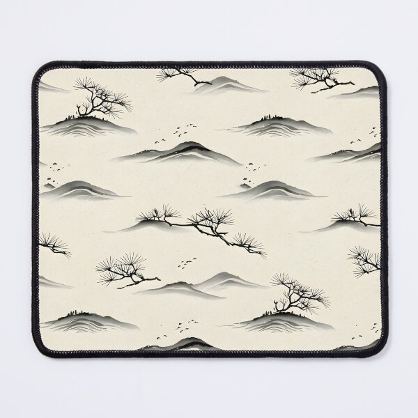 Item preview, Sumi Ink Mountain Flow designed and sold by Kaleidoscope Print.