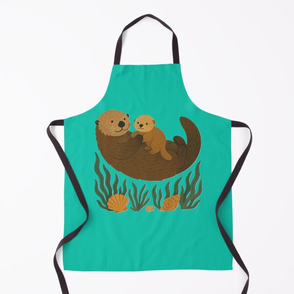 Item preview, Sea Otter Serenity – Mother & Pup designed and sold by TheJoyfulPen.