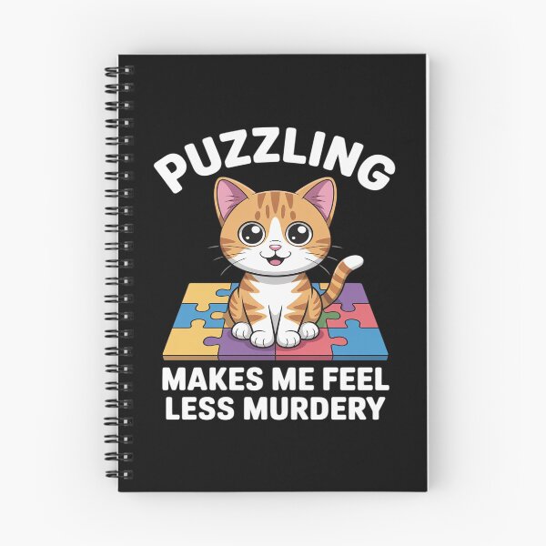Item preview, Puzzling Makes Me Less Murdery Puzzle designed and sold by TechnicalSara.