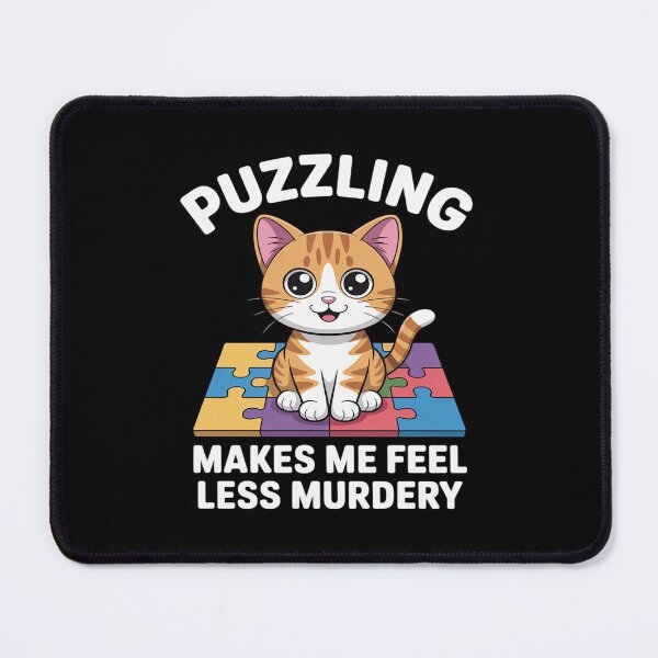 Item preview, Puzzling Makes Me Less Murdery Puzzle designed and sold by TechnicalSara.