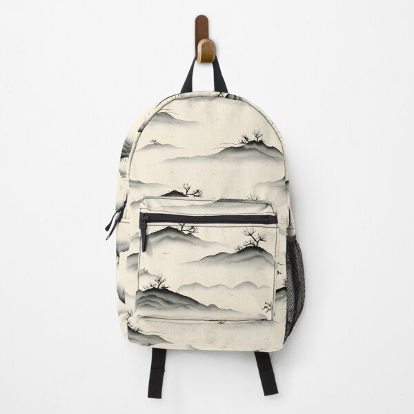 Item preview, Sumi Ink Misty Mountains Pattern designed and sold by Kaleidoscope Print.