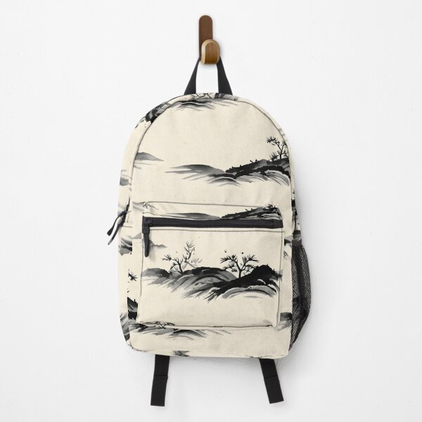 Item preview, Sumi Ink Landscape Brush Pattern designed and sold by Kaleidoscope Print.