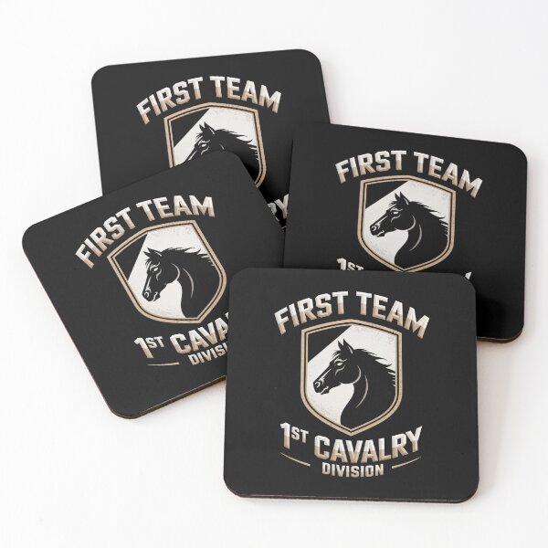 Item preview, First Team - for Army Veterans of 1st Cav Div designed and sold by AmparoBoyle.