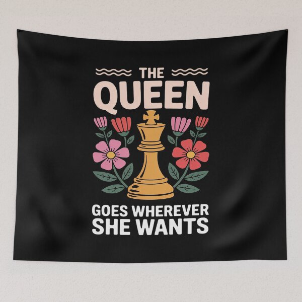 Item preview, Queen's Chess Strategy for Board Game Lovers designed and sold by TechnicalSara.