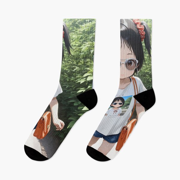 Item preview, Shizuka Kuze Casual Summer Walk Takopi Original Sin Anime Girl designed and sold by thedarvills.