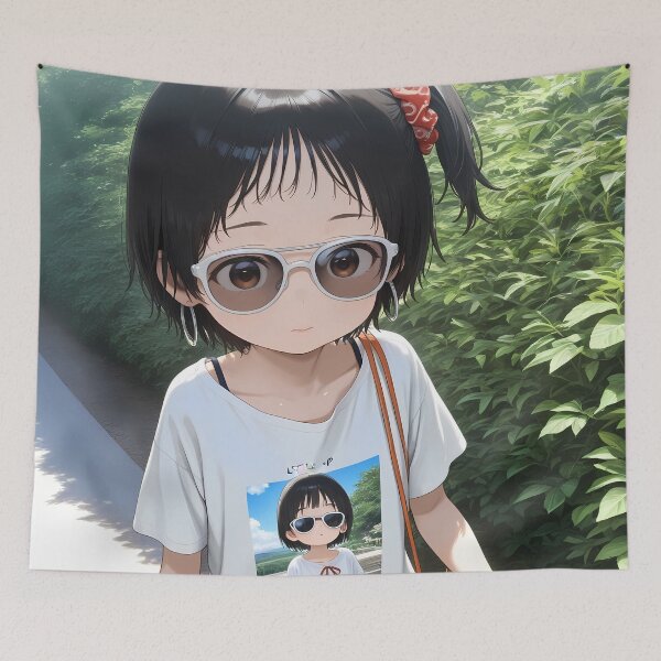 Item preview, Shizuka Kuze Casual Summer Walk Takopi Original Sin Anime Girl designed and sold by thedarvills.