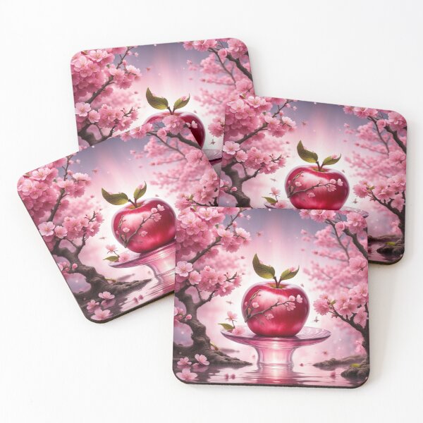 Item preview, Cherry Blossom Apple on Pedestal designed and sold by Stitch Studios.