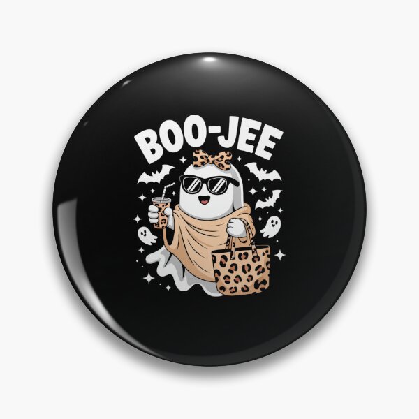 Item preview, Coquette Leopard Ghost Coffee Boo-JEE Halloween Boujee Ghost  designed and sold by DrewLeuschke.