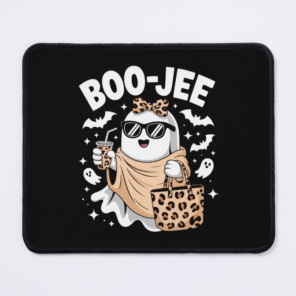 Item preview, Coquette Leopard Ghost Coffee Boo-JEE Halloween Boujee Ghost designed and sold by DrewLeuschke.