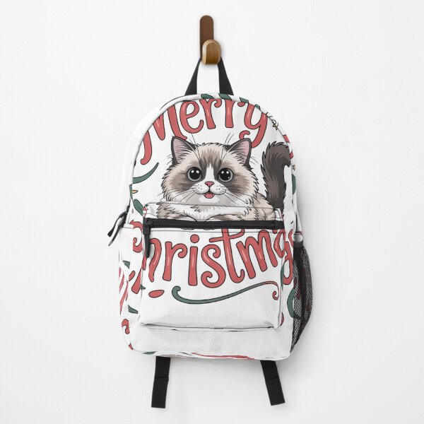 Item preview, Ragdoll cat merry Christmas Santa designed and sold by kaka8888.