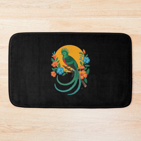 Item preview, Quetzal Guatemala Pride Bird lover watcher floral designed and sold by TechnicalSara.