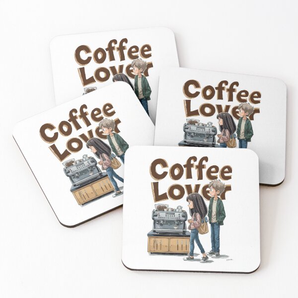 Item preview, Cute Coffee Lover Barista Machine – Adorable Coffee Shop Cartoon Art designed and sold by Grafititee.