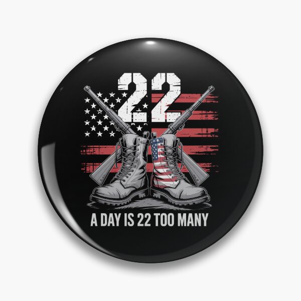 Item preview, 22 A Day Is 22 Too Many Veteran Lives Matter Help Veterans designed and sold by HaileyRobel.