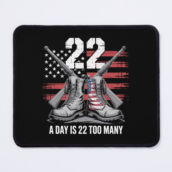 Item preview, 22 A Day Is 22 Too Many Veteran Lives Matter Help Veterans designed and sold by HaileyRobel.