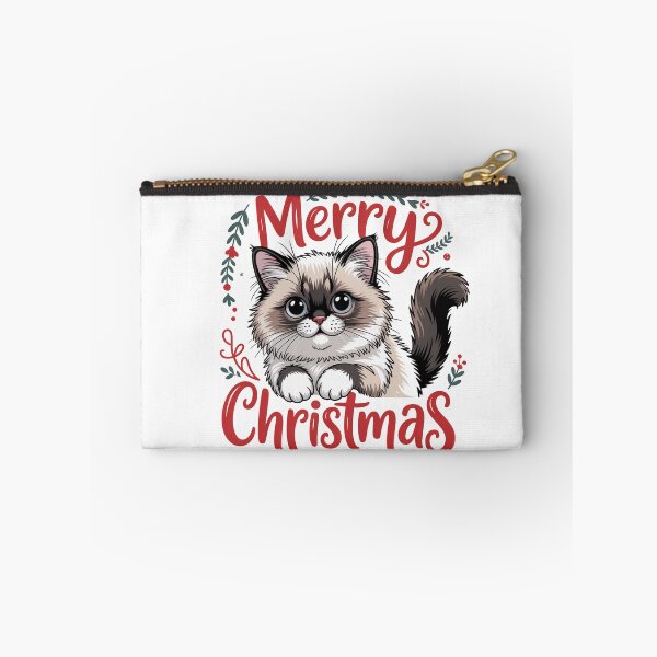 Item preview, Ragdoll cat merry Christmas Santa designed and sold by kaka8888.