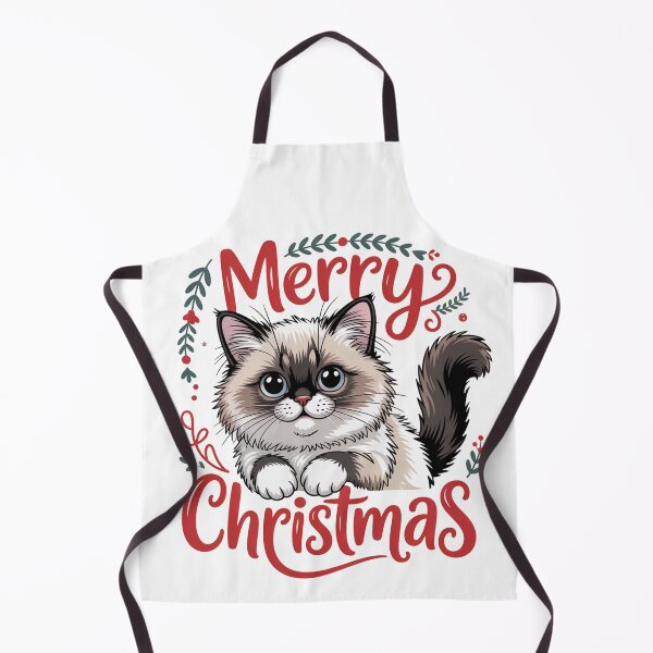 Item preview, Ragdoll cat merry Christmas Santa designed and sold by kaka8888.
