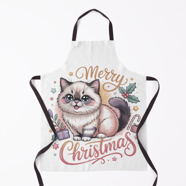 Item preview, Ragdoll cat merry Christmas Santa designed and sold by kaka8888.