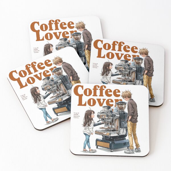 Item preview, Cute Coffee Lover Barista Machine – Adorable Coffee Shop Cartoon Art designed and sold by Grafititee.