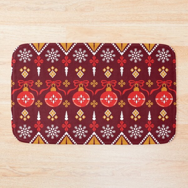 Item preview, Festive Christmas Ornament and Snowflake Pattern, seamless Christmas pattern designed and sold by RS4you.