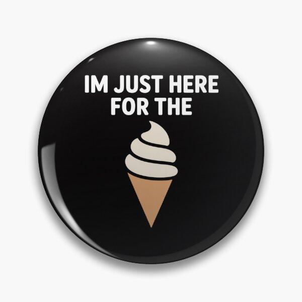 Item preview, I'm Just Here For The Ice Cream Meme Cute Vanilla Soft Serve designed and sold by Silicula.