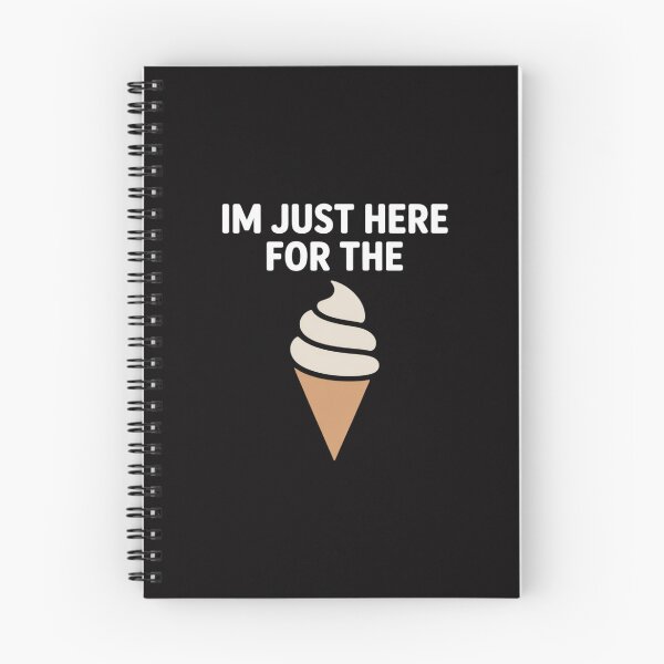 Item preview, I'm Just Here For The Ice Cream Meme Cute Vanilla Soft Serve designed and sold by Silicula.