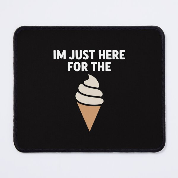 Item preview, I'm Just Here For The Ice Cream Meme Cute Vanilla Soft Serve designed and sold by Silicula.