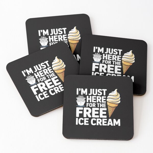 Item preview, I'm Just Here For The Free Ice Cream Cruise 2025 designed and sold by Silicula.