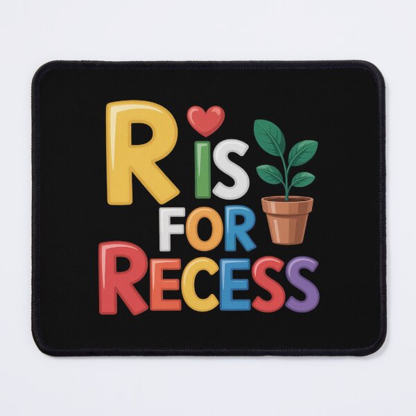 Item preview, R is for Recess School Subject Break Student Fun designed and sold by HardcoreTour.
